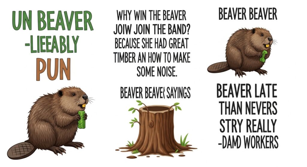 Pet & Animal Kingdom Beaver Puns
