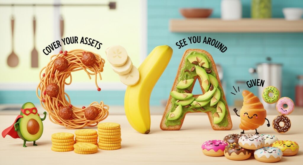 CYA Meaning in Text Food Puns