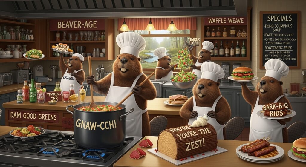 Culinary Beaver Puns 
