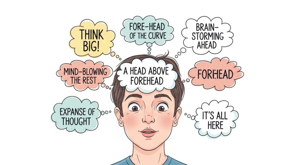 Extra Big Forehead Puns
