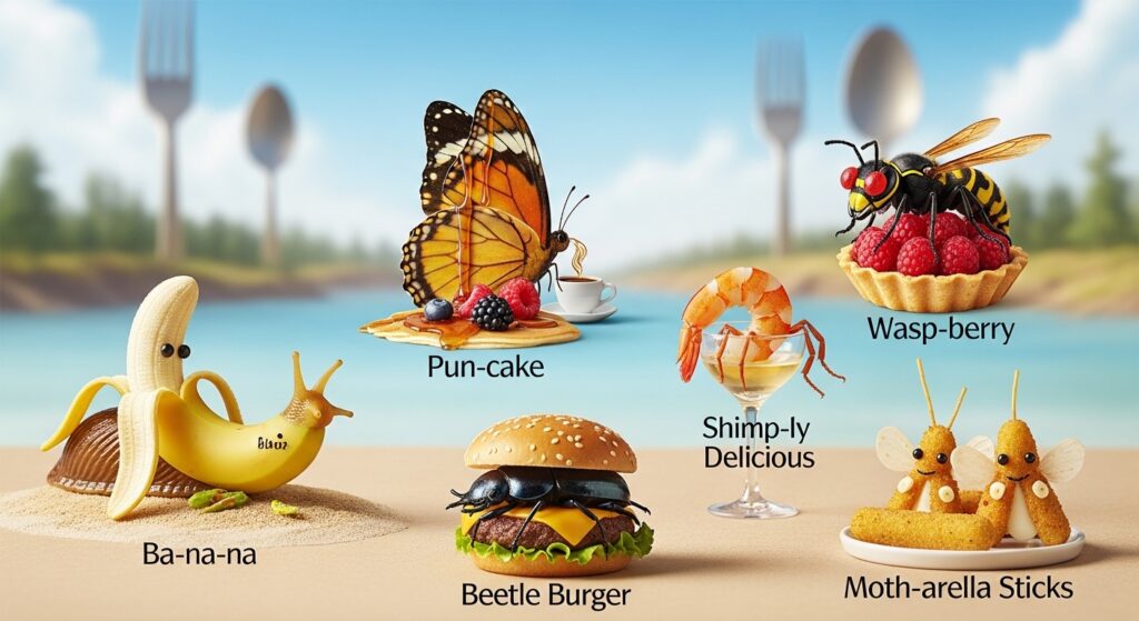 Foodie Insect Puns