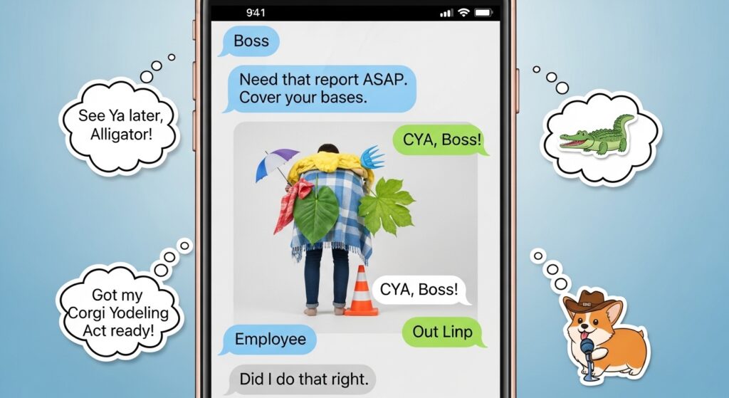Funny CYA Meaning in Text Puns