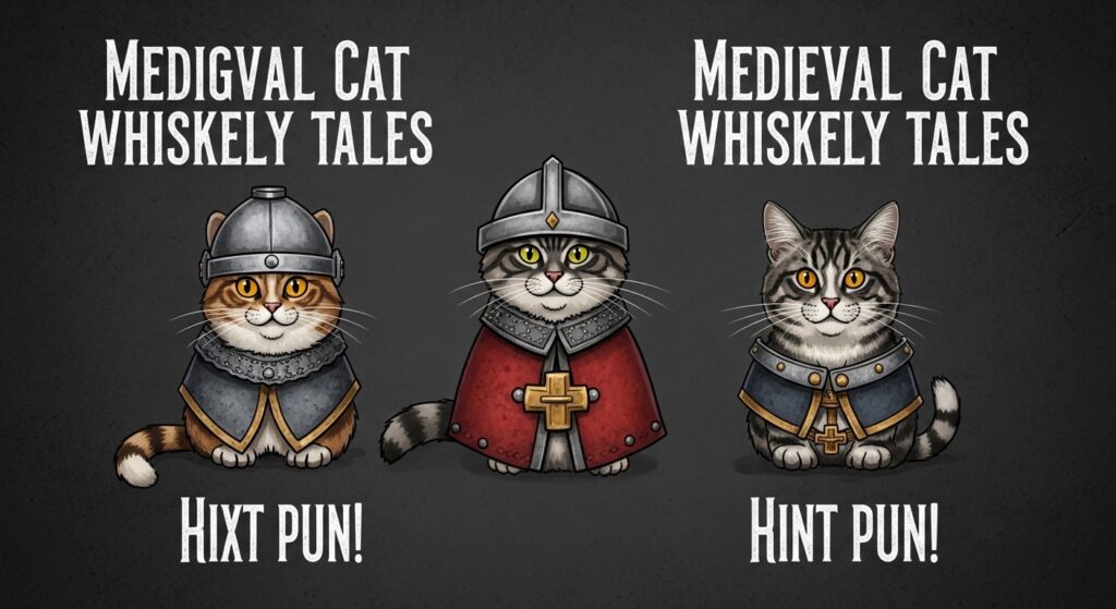 Medieval Cat puns