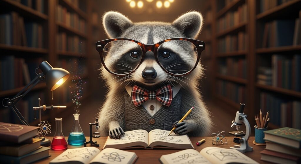 Nerdy Raccoon