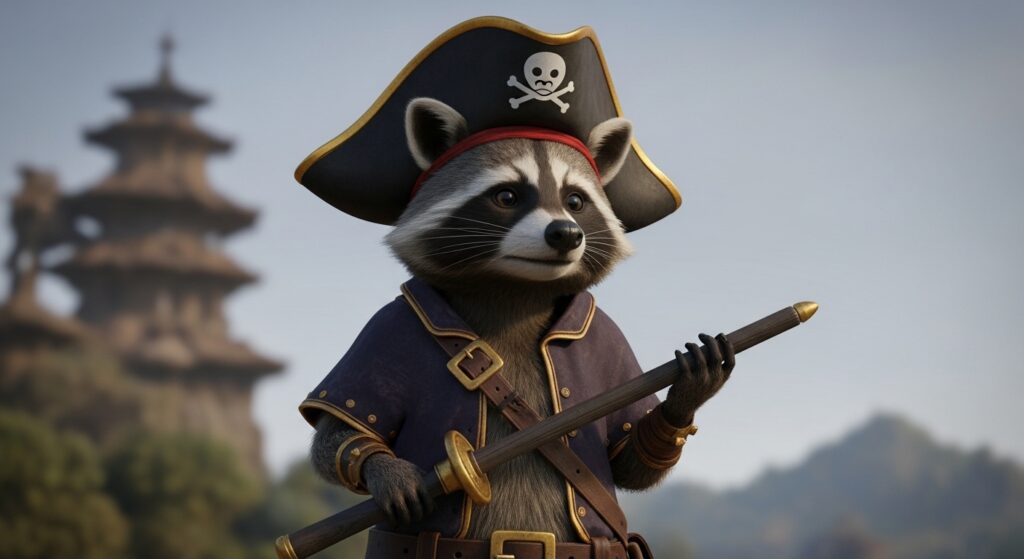 Pirate Raccoon