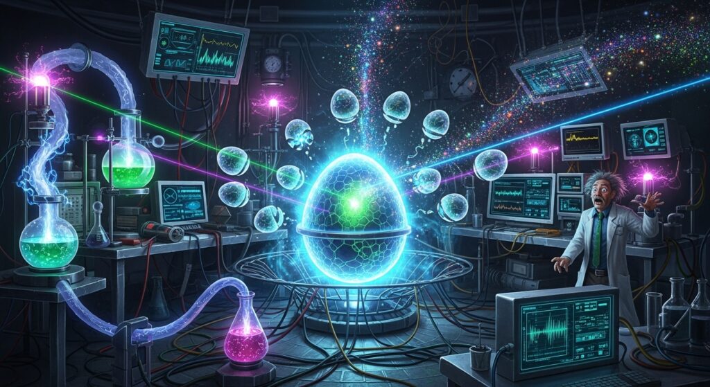 Quantum Egg Science Chaos
