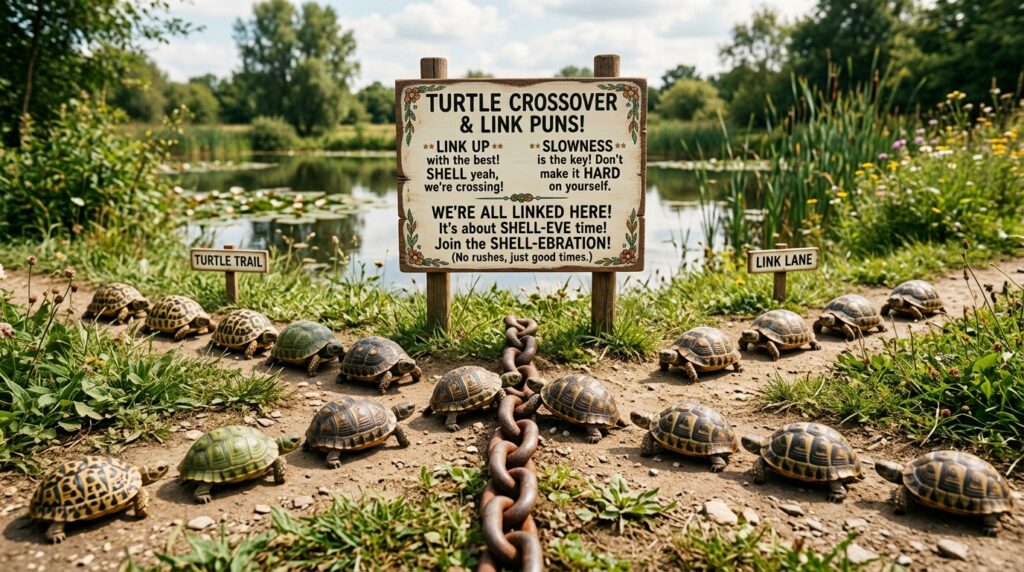 Turtle Crossover & Link Puns 