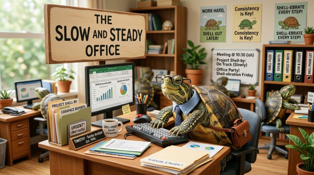 Turtle Work & Office Puns
