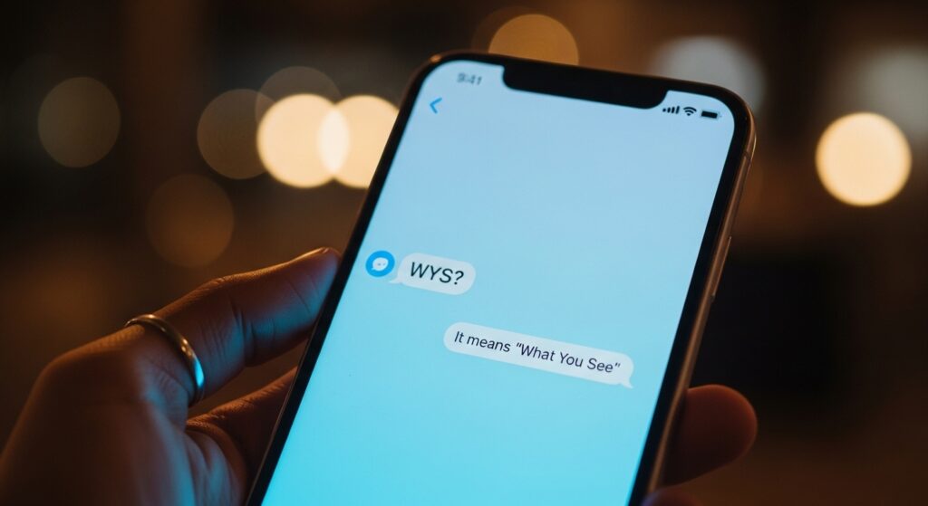 WYS Meaning