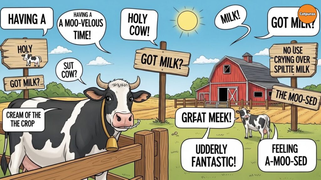 Cow and Farm Milk Puns