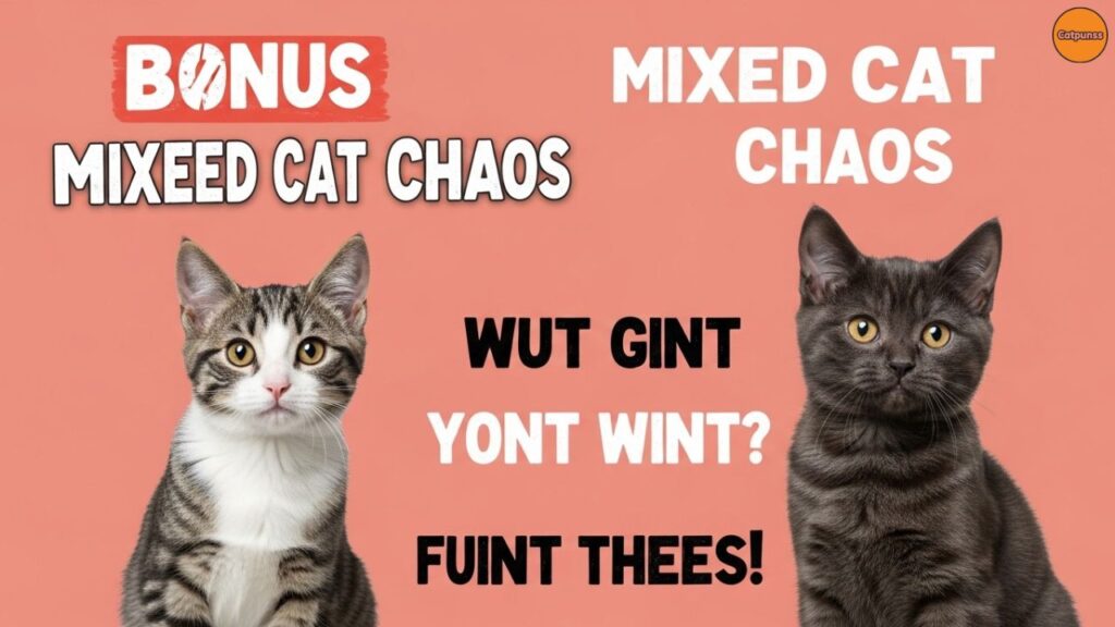 Bonus Mixed Cat Chaos puns