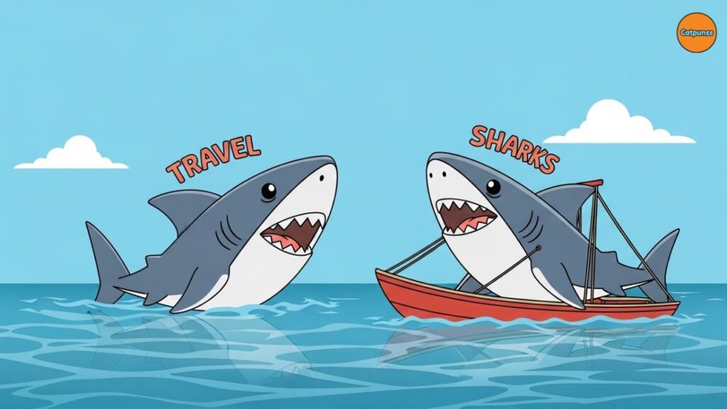 Shark Travel Puns