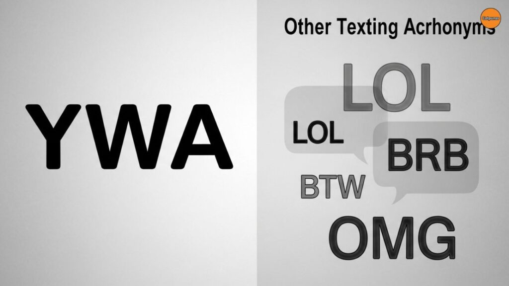 YWA vs Other Texting Acronyms