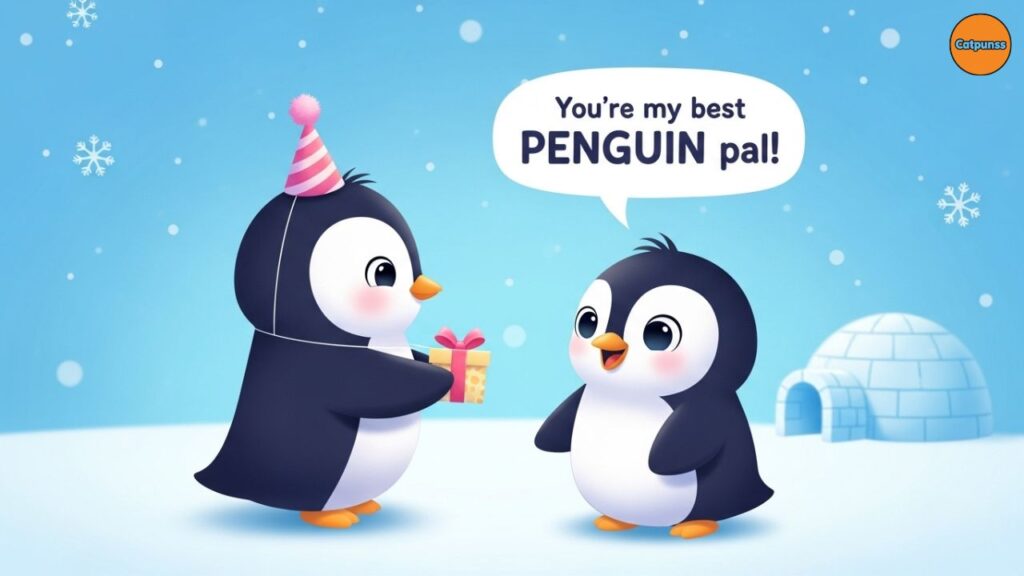 Friendship Penguin Puns