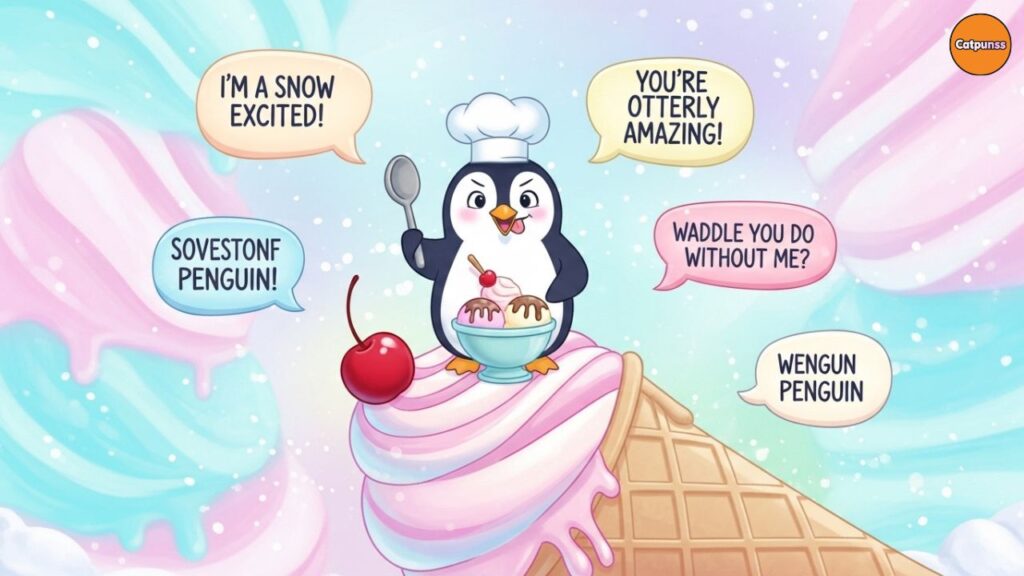 Penguin Puns With a Creamy Twist