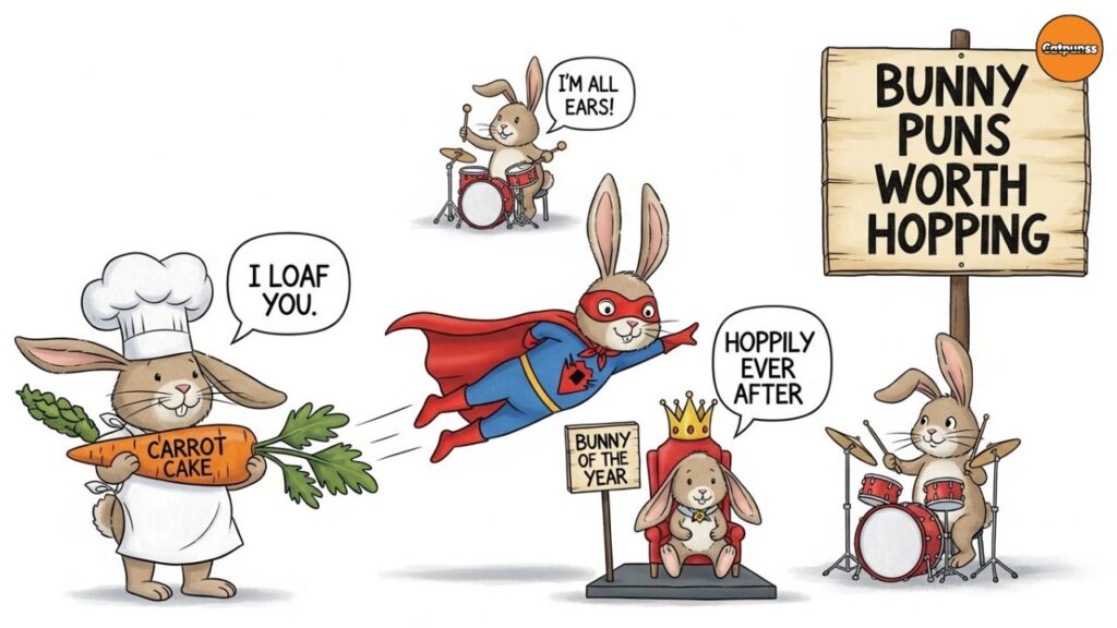 Bunny Puns Worth Hopping