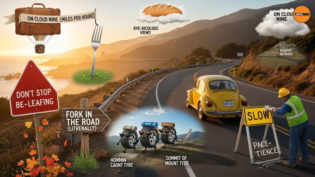 Sunlight Travel & Roads Puns