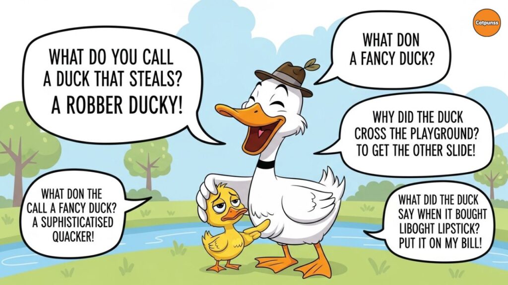 Silly Duck Dad Jokes