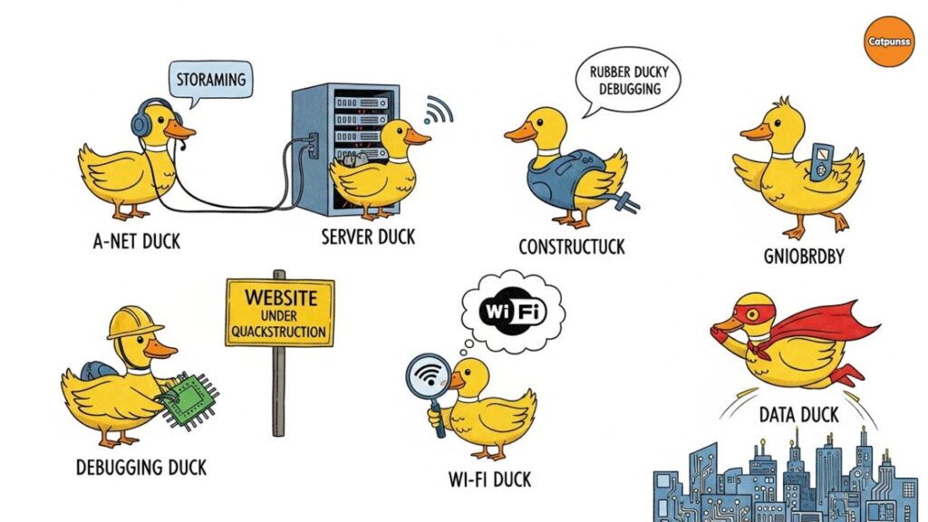 Tech & Internet Duck Puns
