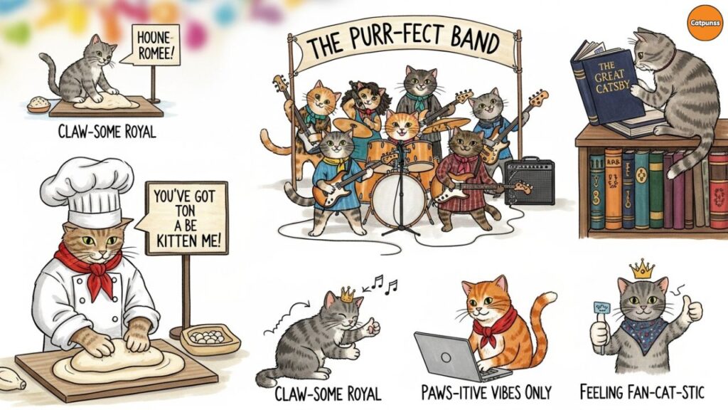 positive cat puns
