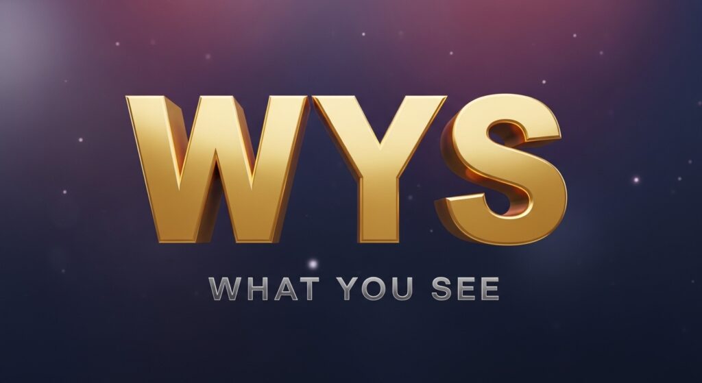 what does wys mean