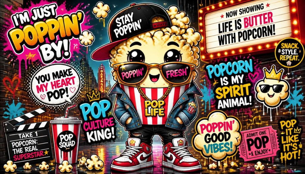 Popcorn Fashion & Style Popcorn Puns