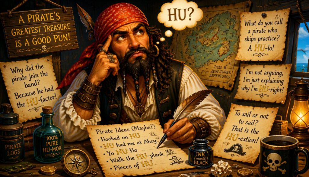 HU Meaning in Text Pirate Puns