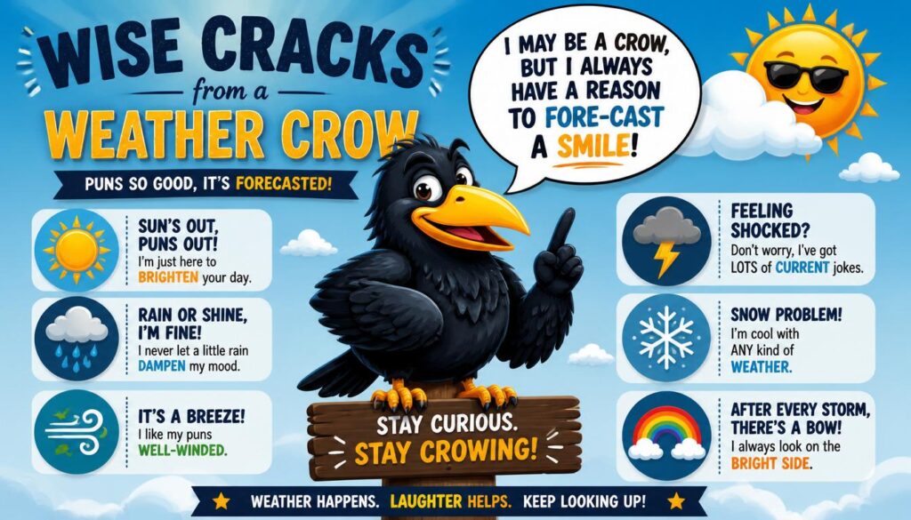 Weather Crow Puns