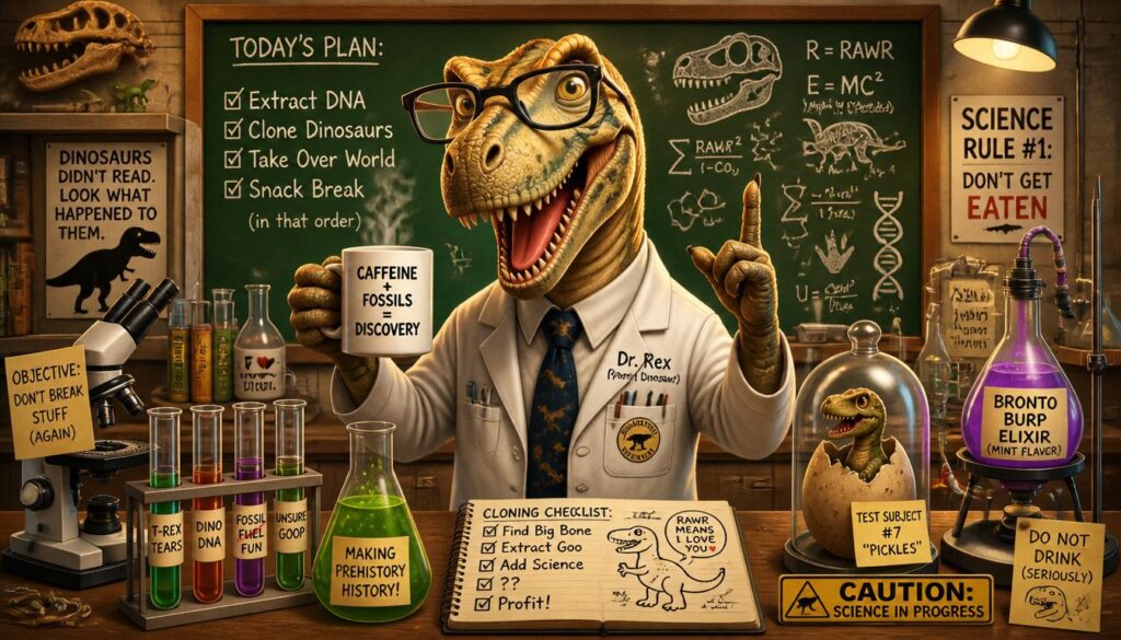 Dino Science & Lab Humor