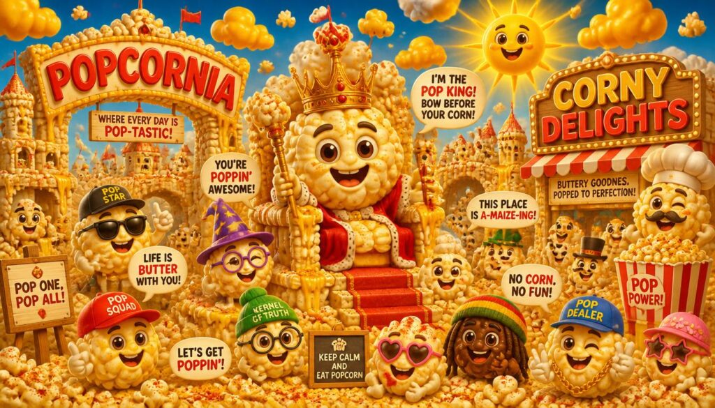 Popcorn Absurd Universe Popcorn Puns