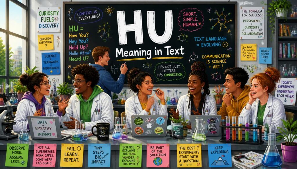 HU Meaning in Text Science Lab Laughs
