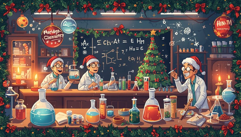 Christmas Chemistry Puns