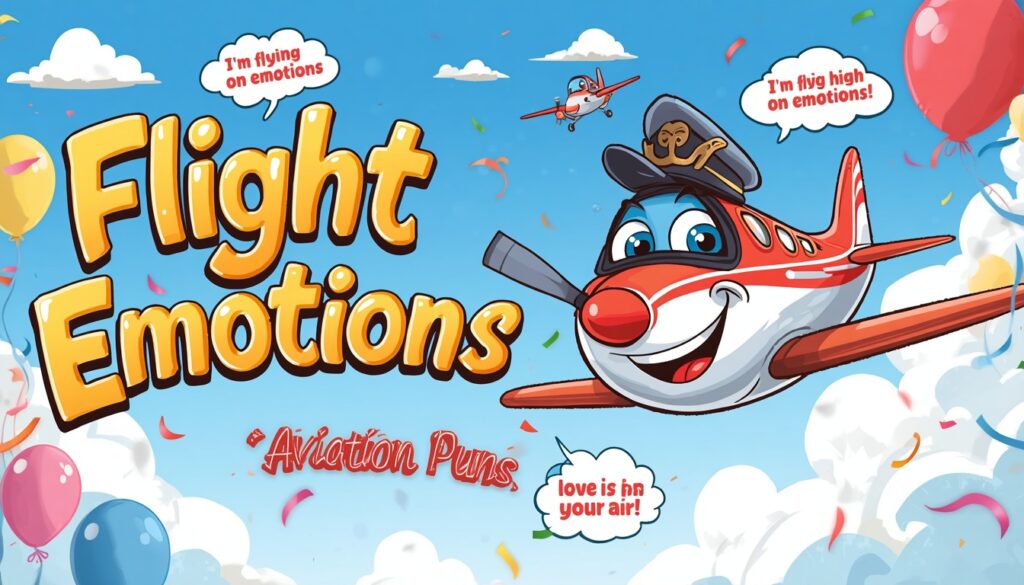 Aviation Puns Flight Emotions