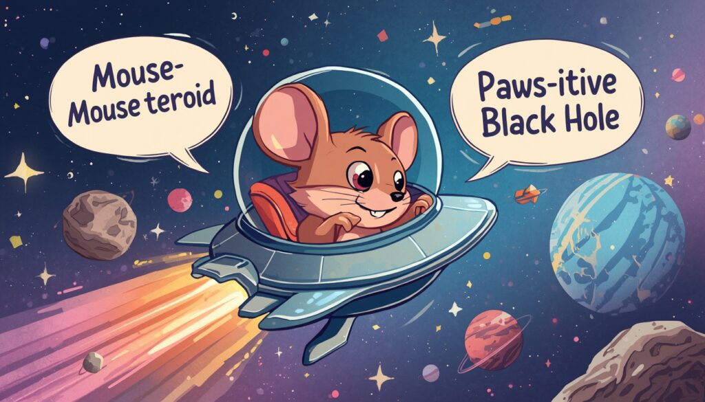 Mouse Puns About Space