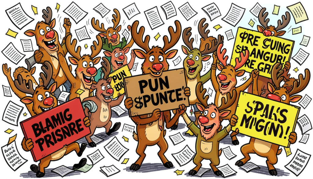 Buckwild Brainstorm Reindeer Puns