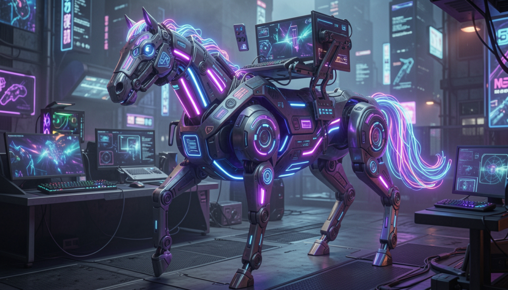 Tech & Gaming Horse