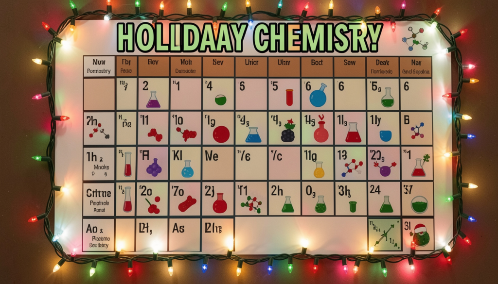 Christmas Chemistry Puns One Liners 😂