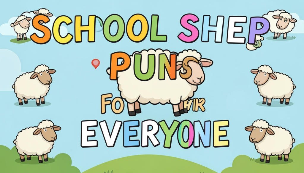 School Sheep Puns